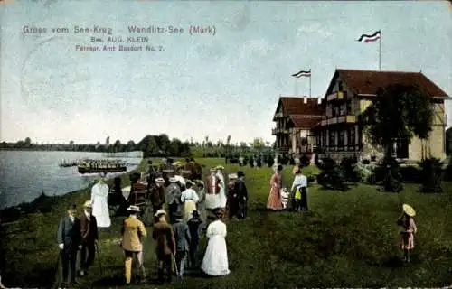 Ak Wandlitz in Brandenburg, Gasthaus See-Krug