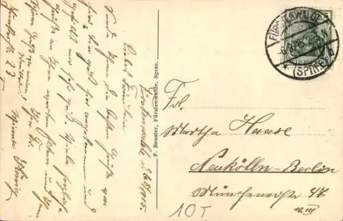 Ak Fürstenwalde an der Spree, Kaiserplatz, Denkmal