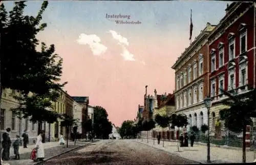 Ak Tschernjachowsk Insterburg Ostpreußen, Wilhelmstraße