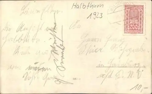 Ak Halbthurn im Burgenland, Kriegerdenkmal 1923
