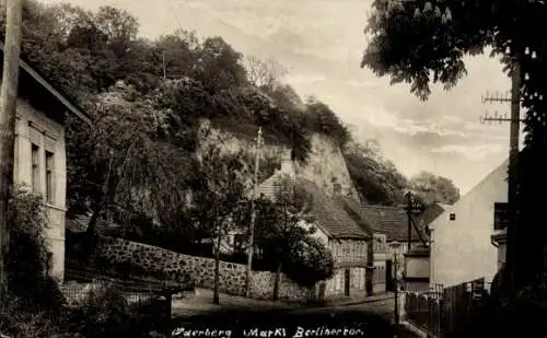 Foto Ak Oderberg in der Mark, Berliner Tor