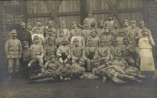 Ak Gliwice Gleiwitz Oberschlesien, KuK Soldaten, Gruppenbild