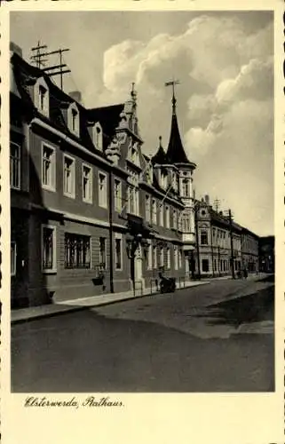 Ak Elsterwerda in Brandenburg, Rathaus