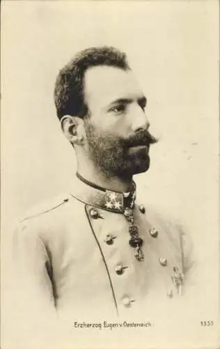 Ak Erzherzog Eugen von Österreich, Portrait in Uniform