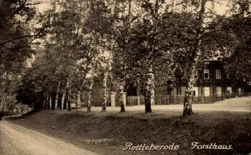 Ak Rottleberode Südharz, Forsthaus