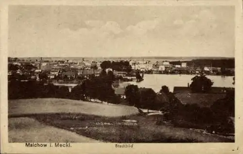 Ak Malchow in Mecklenburg, Gesamtansicht