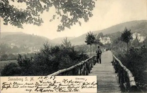 Ak Sonneberg in Thüringen, Ellerweg