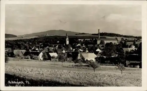 Ak Schönbach in der Oberlausitz, Gesamtansicht