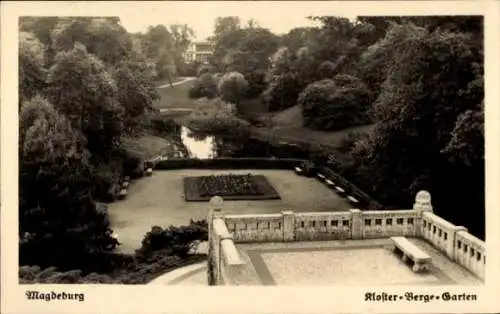 Ak Magdeburg an der Elbe, Kloster-Berge-Garten