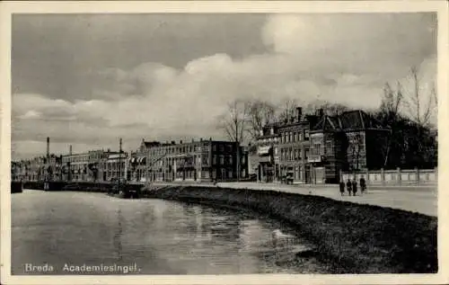 Ak Breda Nordbrabant Niederlande, Academie-singel