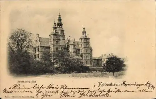 Ak København Kopenhagen Dänemark, Rosenborg Slot, Köbenhavn
