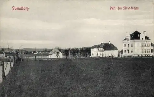Ak Svendborg Dänemark, Strandvejen