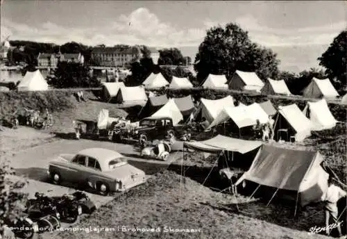 Ak Sønderborg Sönderborg Dänemark, Campingplads Brohoved Skansen