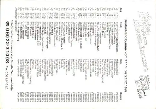 Ak Duo Gitti und Erika, Autogramme