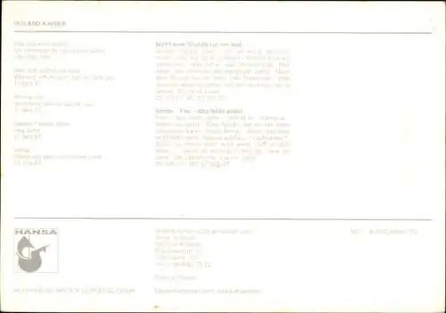 Ak Sänger Roland Kaiser am Mikrofon, Autogramm