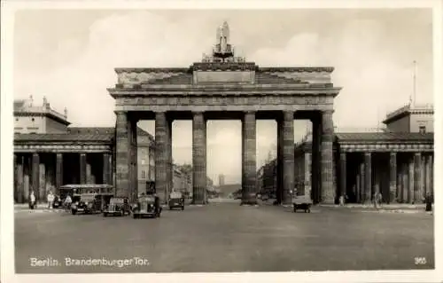 Ak Berlin Mitte, Brandenburger Tor