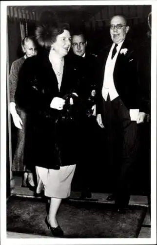 Ak London, Königin Juliana, König Georg VI., Bernhard zur Lippe-Biesterfeld, 21. November 1950