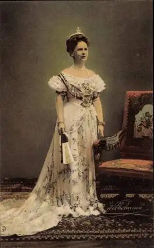 Ak Königin Wilhelmina, Portrait