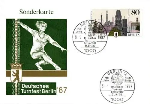 Ak Berlin, Deutsches Turnfest 1987