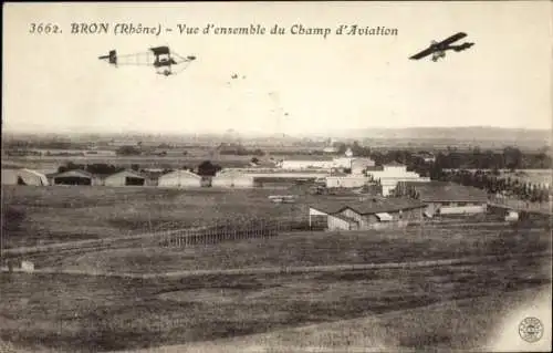 Ak Bron Rhône, Vue d'ensemble du Champ d'Aviation, Flugfeld