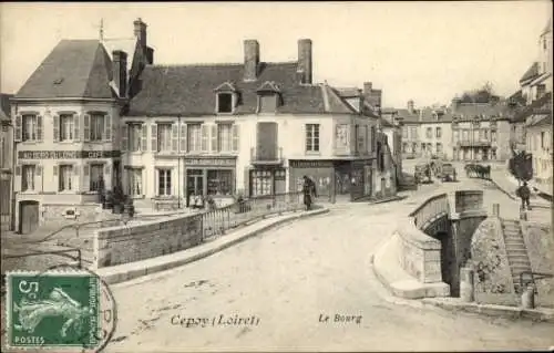 Ak Cepoy Loiret, Stadtansicht, Le Bourg