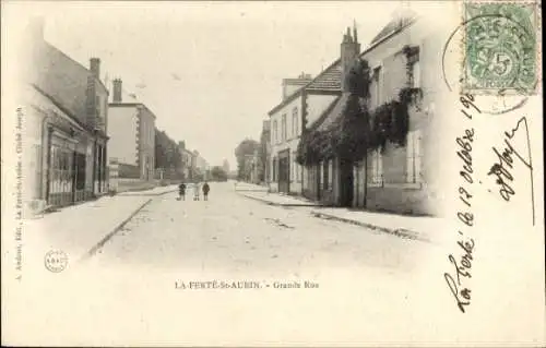 Ak La Ferté Saint Aubin Loiret, Hauptstraße