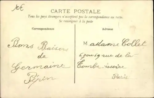 CPA Les Choux Loiret, Place de la Église