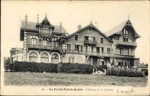 Ak La Ferté Saint Aubin Loiret, Château de la Luziére