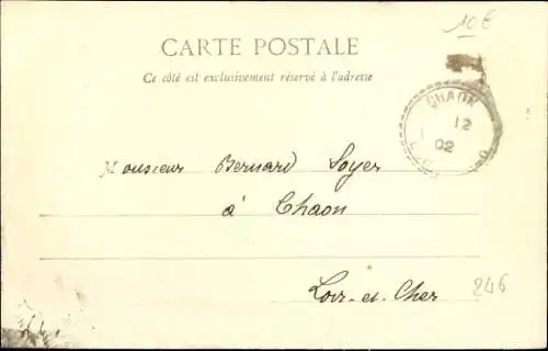 Ak La Ferté Saint Aubin Loiret, Grande Rue