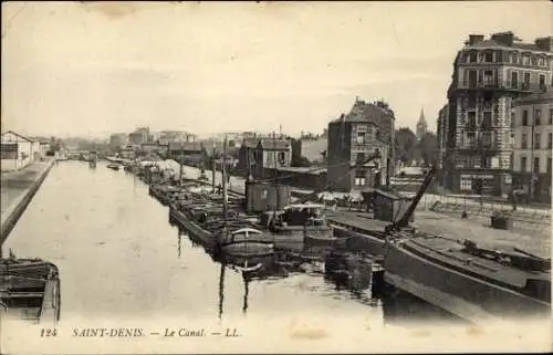 Ak Saint Denis Seine-Saint-Denis, Kanal