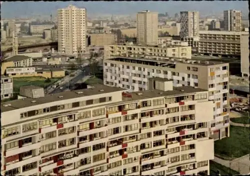 Ak Berlin Tiergarten Hansaviertel, Hochhäuser, Plattenbauten