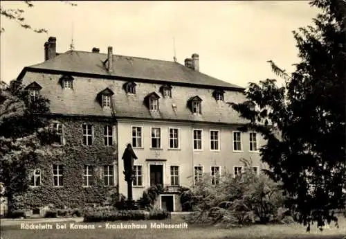 Ak Räckelwitz Oberlausitz, Krankenhaus Malteserstift
