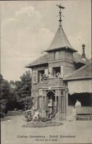 Ak Carspach Karspach Elsass Haut Rhin, Bad Sonnenberg, Schloss