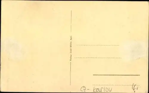 Ak Cheb Eger Region Karlsbad, Gesamtansicht