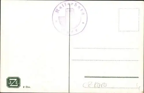 Ak Cheb Eger Reg. Karlsbad, Ansicht der Ruine Kaiserburg