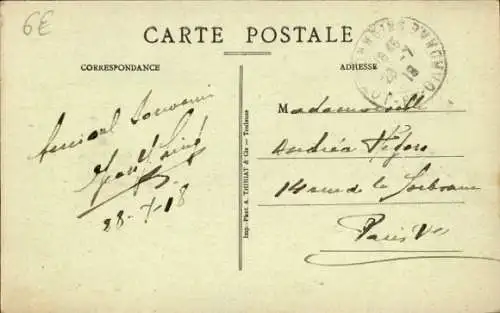 CPA Tonneins Lot et Garonne, Quais