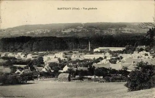 Ak Rantigny Oise, Landschaftsansicht von  Oise, Häuser, Bäume, Felder
