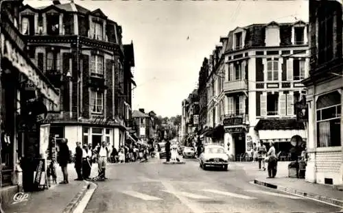 CPA Villers-sur-Mer Calvados, vue du rue