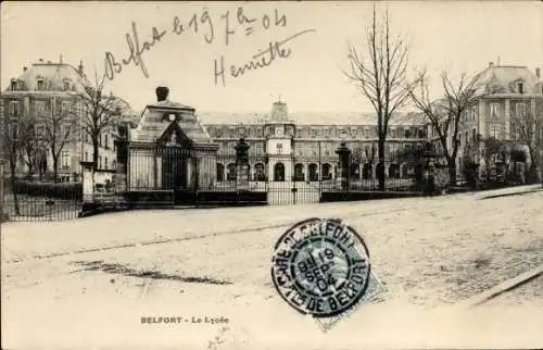 Ak Belfort Beffert Beffort Territoire de Belfort, Lyzeum
