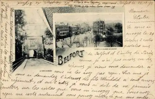 Ak Belfort Beffert Beffort Territoire de Belfort, Historisches Gebäude, Stilvolle Architektur, De