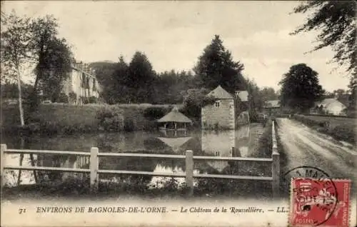 CPA Bagnoles-de-l'Orne Orne, Le Château de la Roussellière