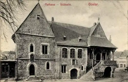 Ak Goslar am Harz, Rathaus