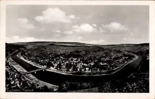 Ak Traben Trarbach an der Mosel, Ortspanorama