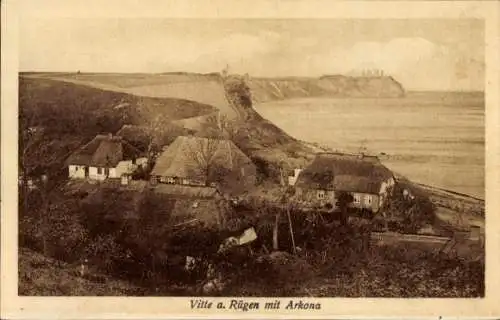 Ak Vitt Putgarten auf Rügen, Küstenlandschaft, Arkona