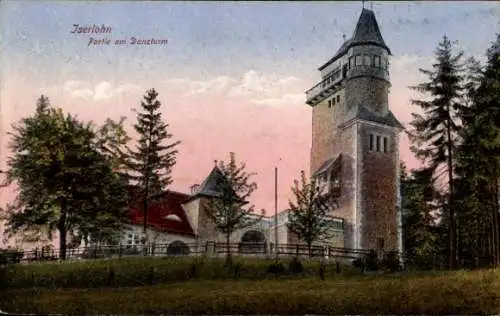 Ak Iserlohn im Märkischen Kreis, Danzturm, Landschaft, Bäume,  