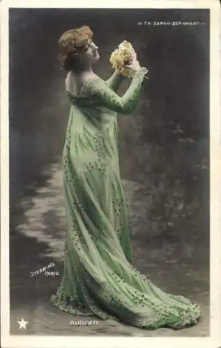 Ak Variete-Darstellerin, Burger, Porträt