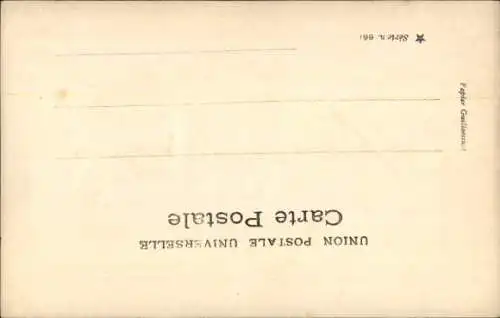 Ak Künstlerin Gilberte, Standportrait