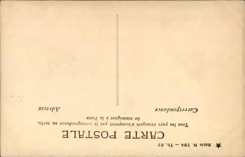 Ak Variete-Darstellerin, Burger, Porträt