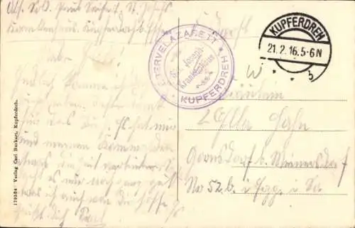 Ak Kupferdreh Essen im Ruhrgebiet, Rektoratsschule