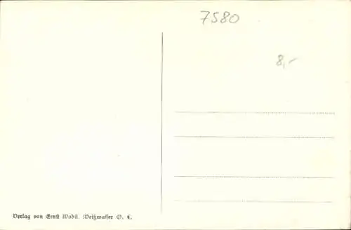 Ak Weißwasser in der Oberlausitz, 1. Gemeindeoberschule